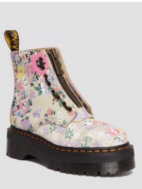 Dr. Martens Sinclair Floral Platform Boots – Women’s US 8 – Rare Print